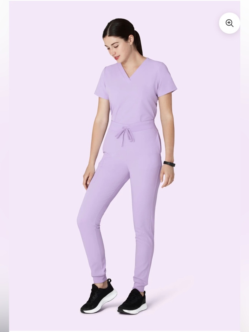 Mandala cool lavender scrub set